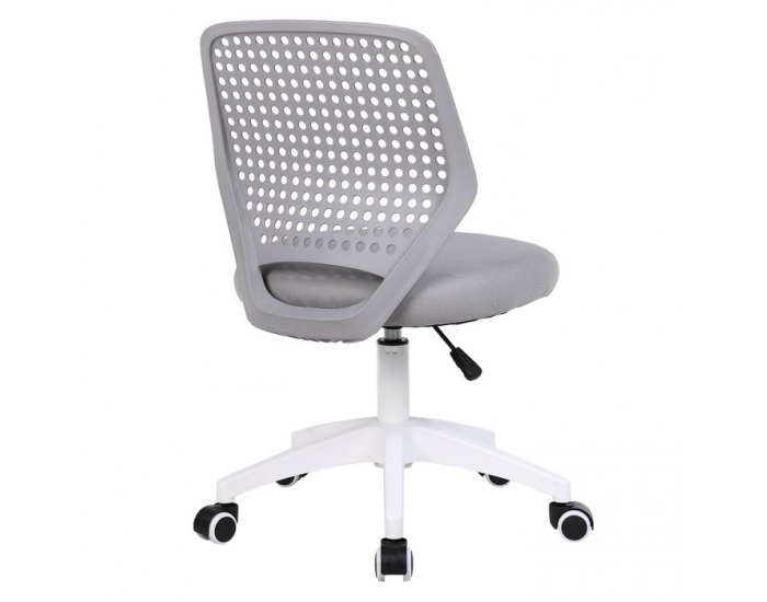 Kancelárska stolička Satoz - sivá / biela 