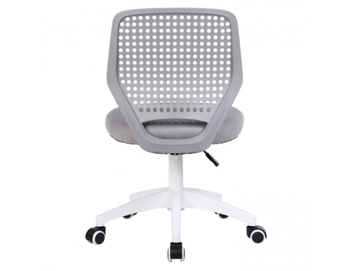 Kancelárska stolička Satoz - sivá / biela 