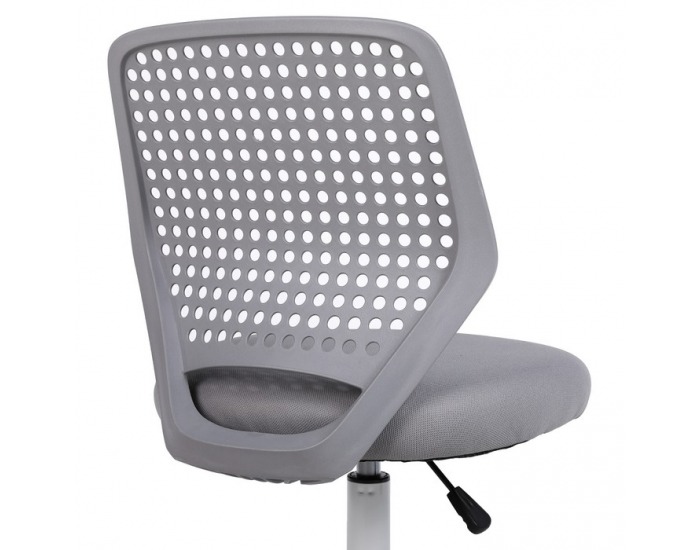 Kancelárska stolička Satoz - sivá / biela 