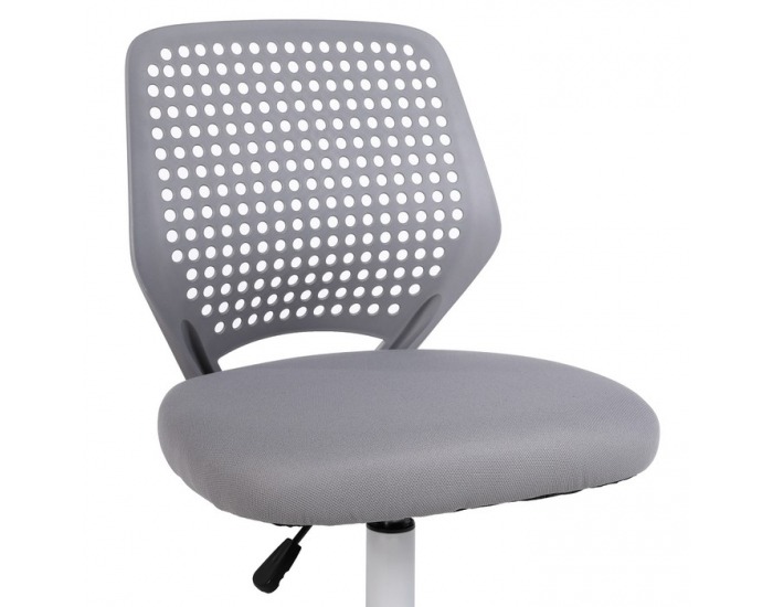 Kancelárska stolička Satoz - sivá / biela 