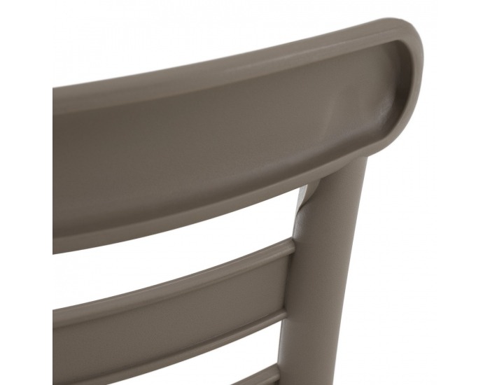 Stohovateľná stolička Savito - sivohnedá taupe