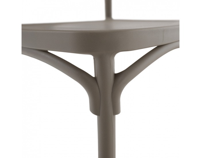 Stohovateľná stolička Savito - sivohnedá taupe