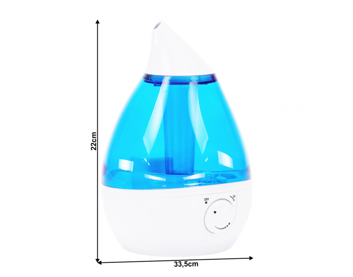 Aróma difuzér (zvlhčovač) Saxo - modrá / biela