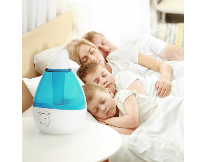 Aróma difuzér (zvlhčovač) Saxo - modrá / biela