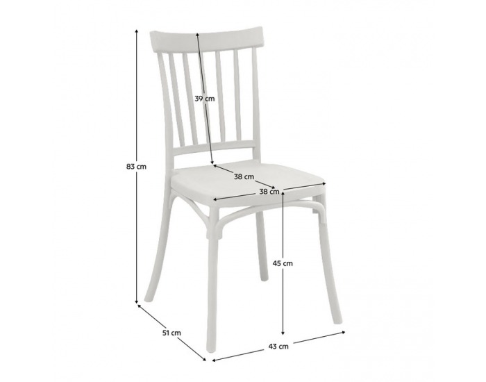 Stohovateľná stolička Sazen - kašmír