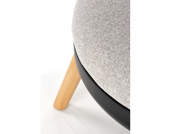 Taburetka Scandi - sivá / biela / čierna / prírodná