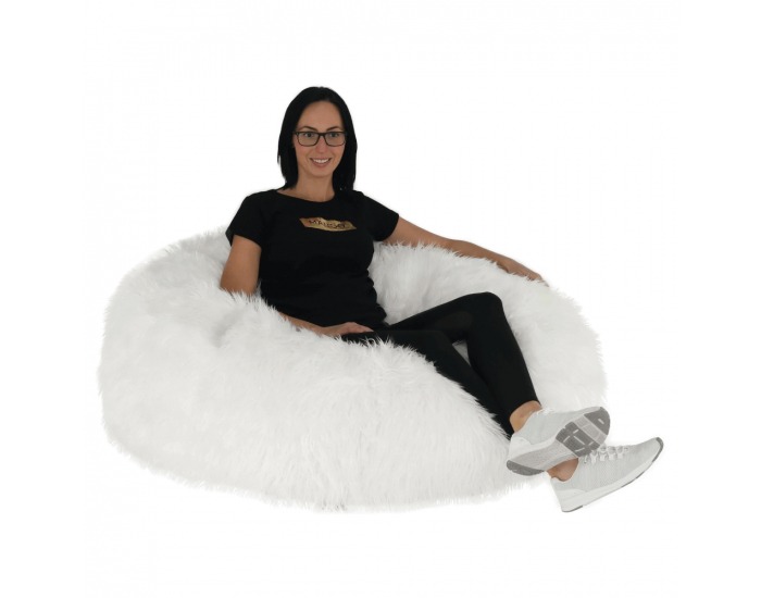 Sedací vak Dandar - biela