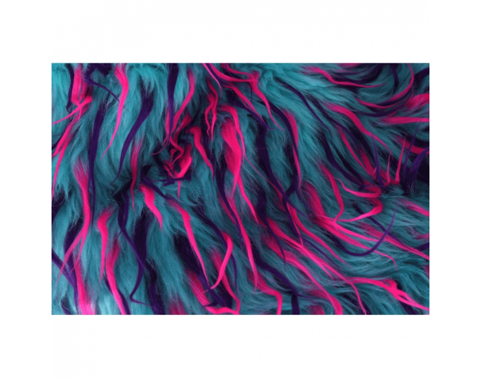 Sedací vak Dandar - cyklaménová / modrá