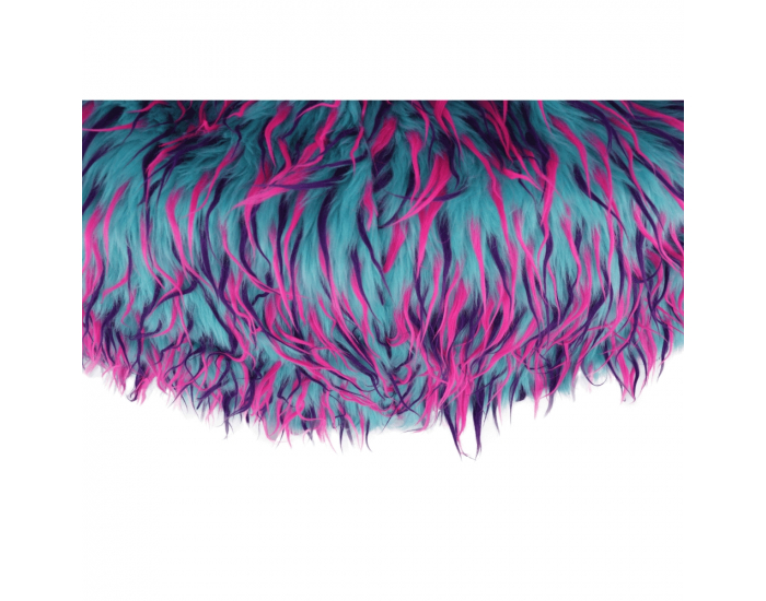 Sedací vak Dandar - cyklaménová / modrá