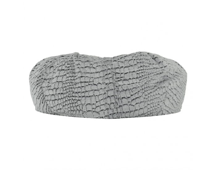 Sedací vak Igarno - sivá / biela vzor