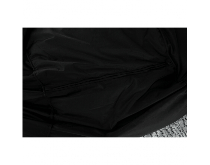 Sedací vak Igarno - sivá / biela vzor