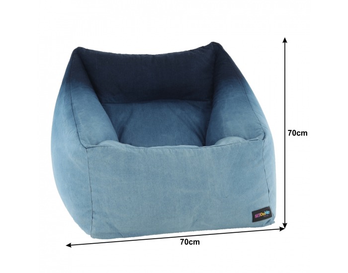 Sedací vak Kozanit - jeansová