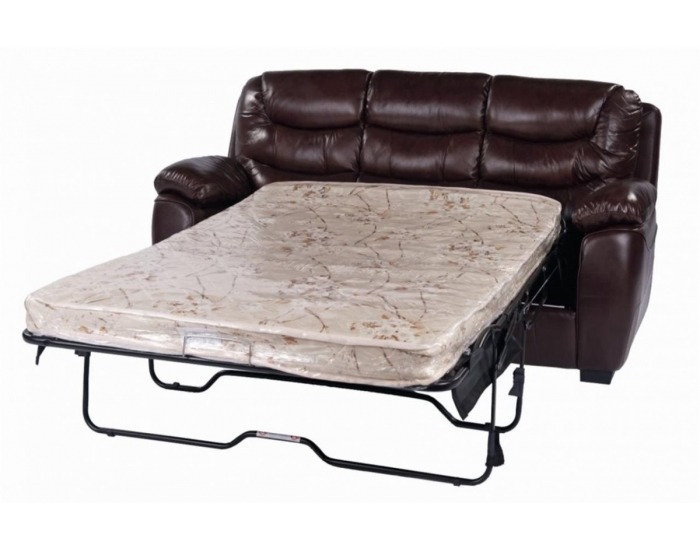 Kožená sedacia súprava s rozkladom Marcodom 23-004 - slonovinová koža