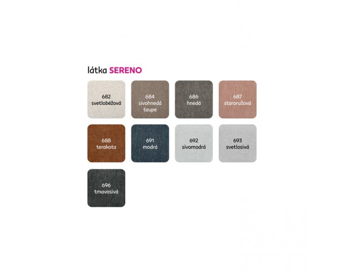 Rohová sedačka s rozkladom Segoria Lux L/P - krémová