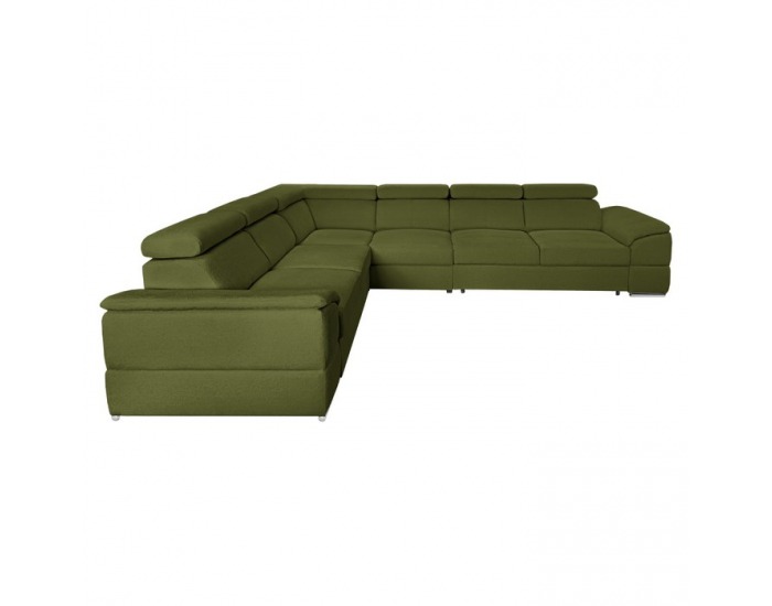 Rohová sedačka s rozkladom Segoria Lux L/P - zelená