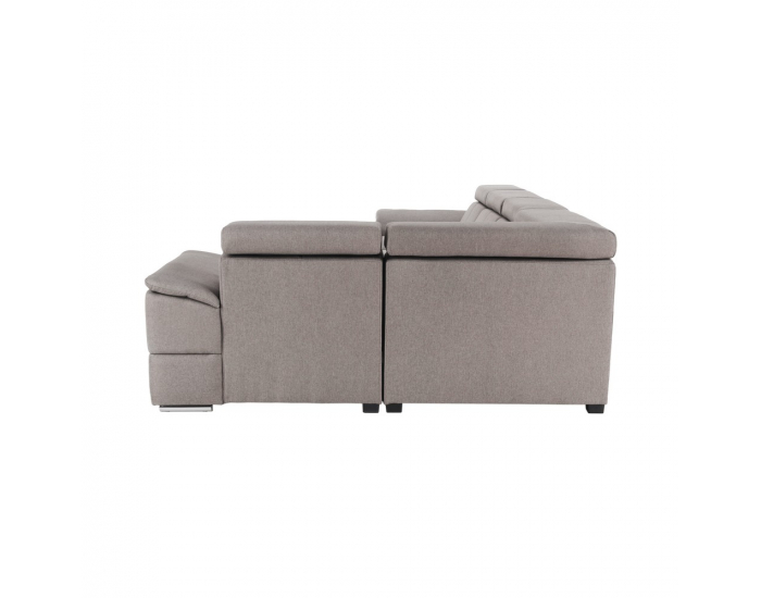 Rohová sedačka U s rozkladom Segoria Roh U L - sivohnedá (taupe)