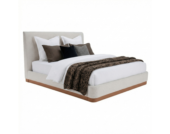 Manželská posteľ s roštom Selina 160 - biela