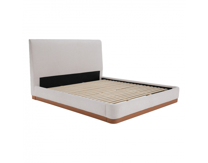 Manželská posteľ s roštom Selina 160 - biela