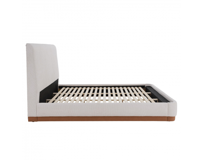 Manželská posteľ s roštom Selina 160 - biela