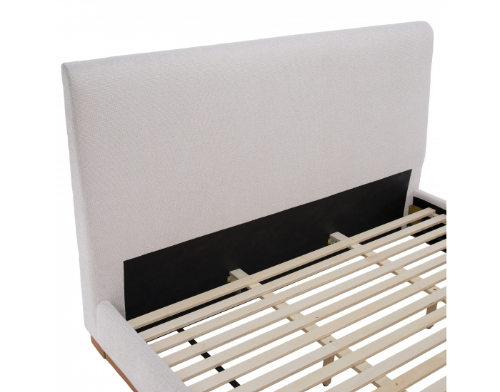 Manželská posteľ s roštom Selina 160 - biela