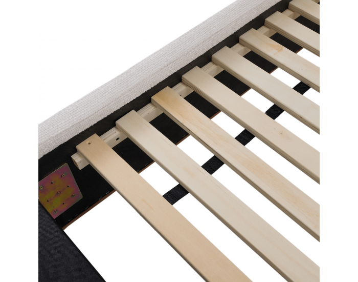 Manželská posteľ s roštom Selina 160 - biela