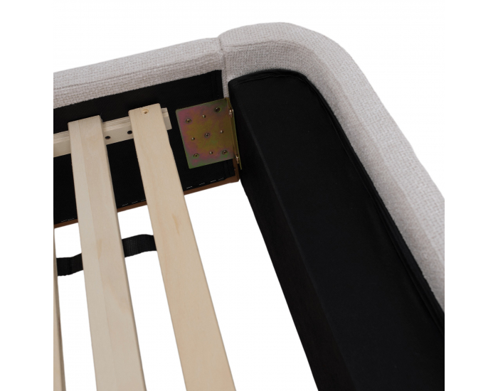 Manželská posteľ s roštom Selina 160 - biela