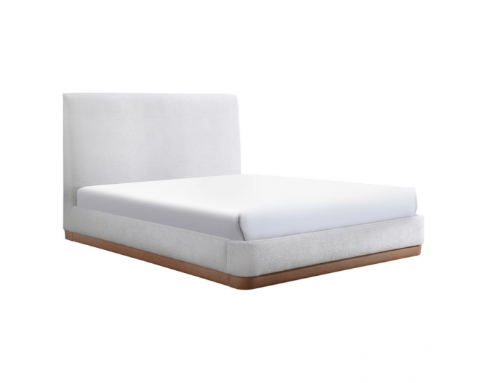 Manželská posteľ s roštom Selina 180 - biela