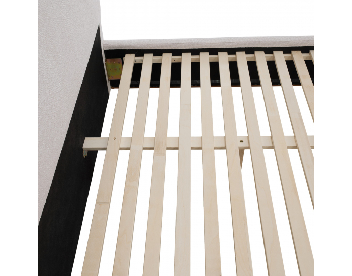 Manželská posteľ s roštom Selina 180 - biela