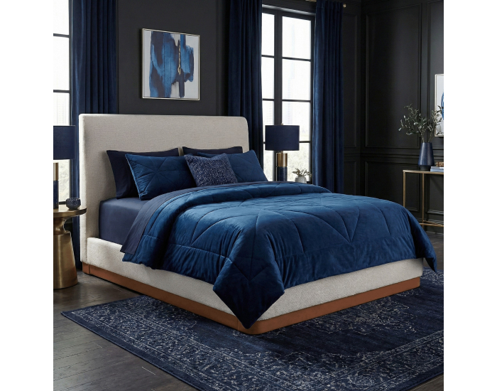 Manželská posteľ s roštom Selina 180 - biela