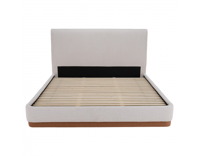 Manželská posteľ s roštom Selina 180 - biela