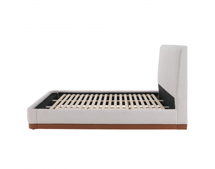 Manželská posteľ s roštom Selina 180 - biela