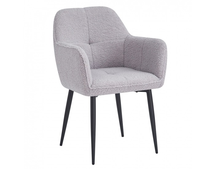 Jedálenské kreslo Sener - sivá / čierna