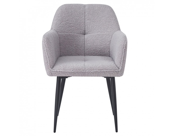 Jedálenské kreslo Sener - sivá / čierna