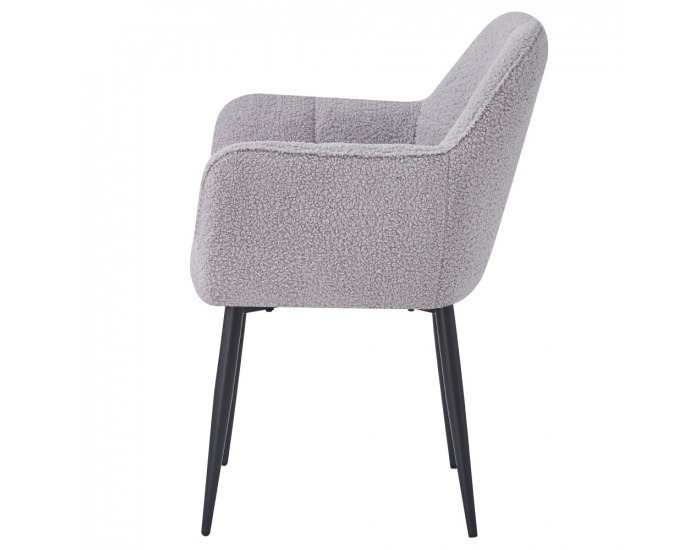 Jedálenské kreslo Sener - sivá / čierna