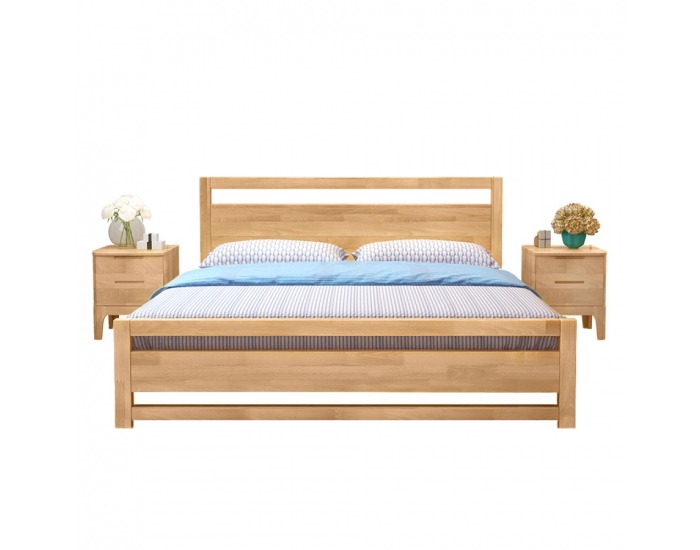 Manželská posteľ Sheila 160x200 cm - prírodná