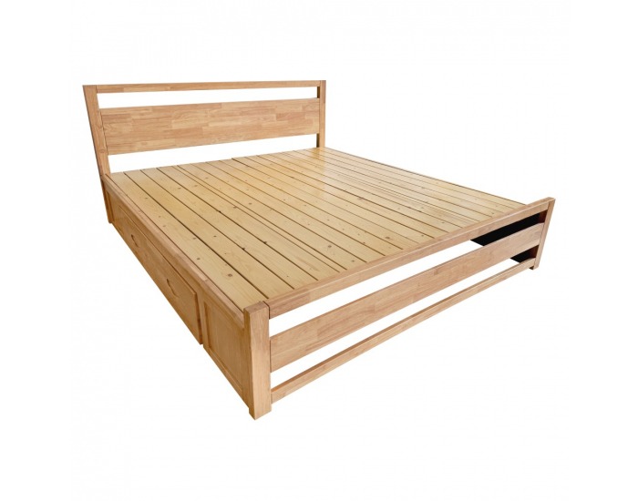 Manželská posteľ Sheila 160x200 cm - prírodná