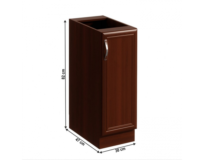 Dolná kuchynská skrinka Sicilia D30 P - orech Milano