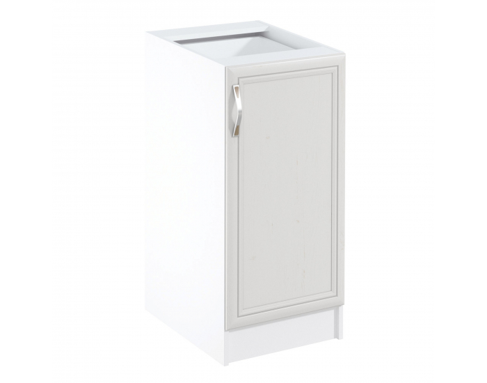 Dolná kuchynská skrinka Sicilia D40 P - biela / sosna Andersen