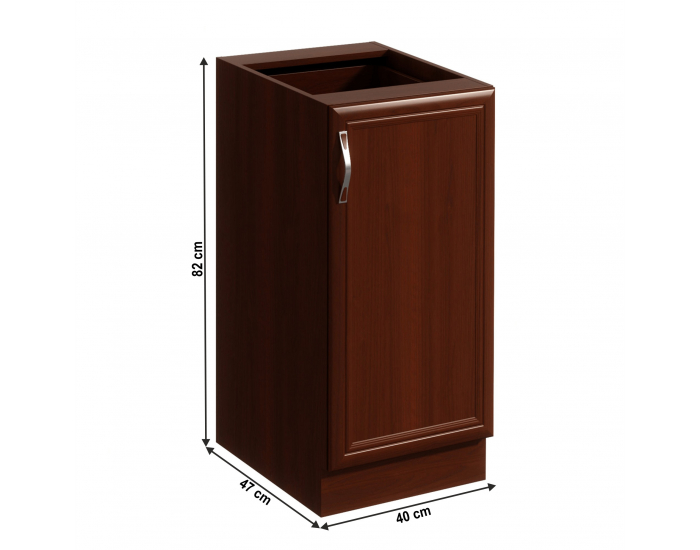 Dolná kuchynská skrinka Sicilia D40 P - orech Milano