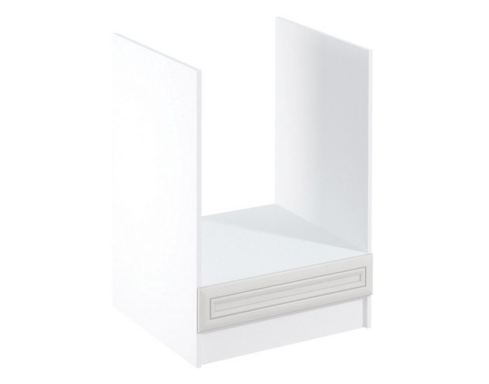 Dolná kuchynská skrinka na vstavané spotrebiče Sicilia D60ZK - biela / sosna Andersen