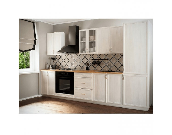 Dolná kuchynská skrinka Sicilia D60S3 - biela / sosna Andersen