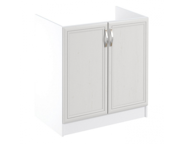 Drezová kuchynská skrinka Sicilia D80Z - biela / sosna Andersen