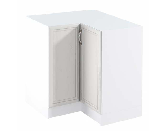 Dolná rohová kuchynská skrinka Sicilia D90N - biela / sosna Andersen