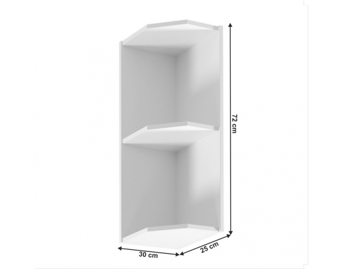 Horná kuchynská skrinka Sicilia G25PZ - biela