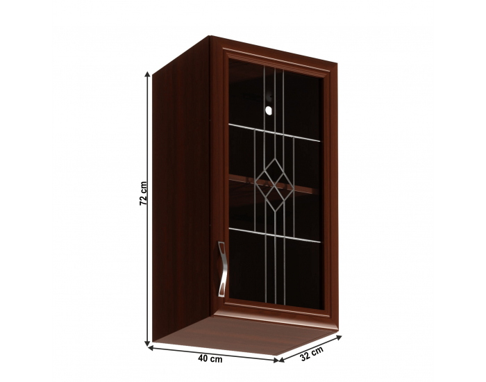 Horná kuchynská skrinka Sicilia G40S P - orech Milano