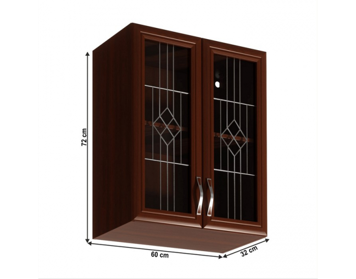 Horná kuchynská skrinka Sicilia G60S - orech Milano
