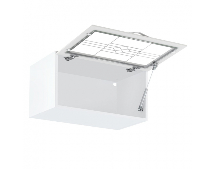 Horná kuchynská skrinka Sicilia G80KS - biela / sosna Andersen