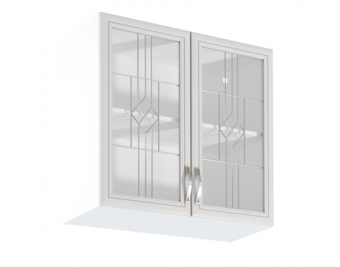 Horná kuchynská skrinka Sicilia G80S - biela / sosna Andersen