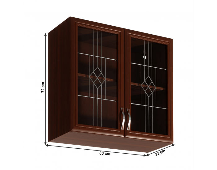 Horná kuchynská skrinka Sicilia G80S - orech Milano
