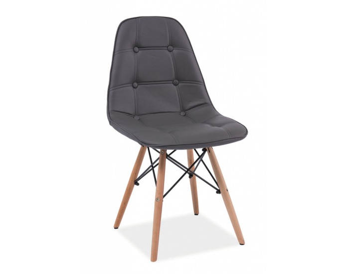 Jedálenská stolička Axel - šedá